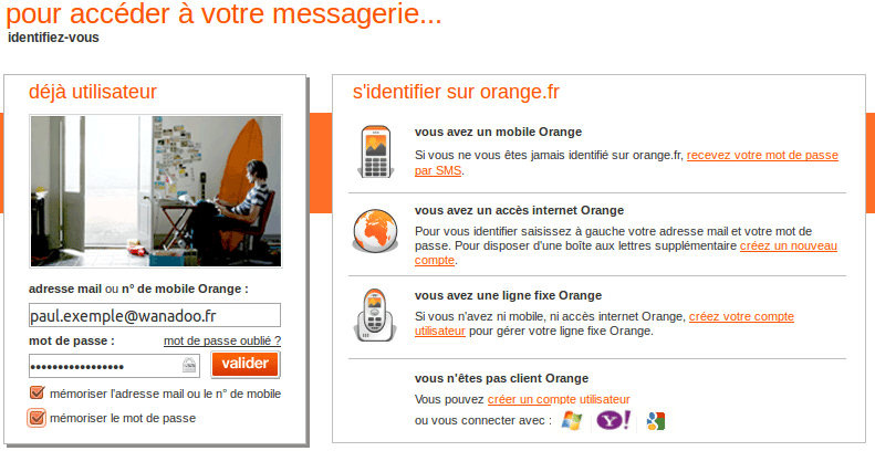 pourquoi ma boite mail orange ne s ouvre plus